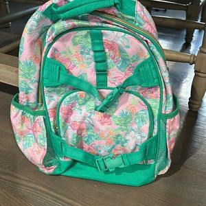 Pottery barn kids Lilly Pulitzer large bookbag girl